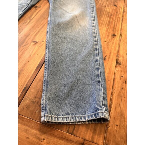 Vintage L.L. Bean 37x32 Classic Fit Blue Jeans Men’s Pants Denim LL Bean Blue - Picture 3 of 15